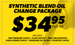 synthetic oil change coupons