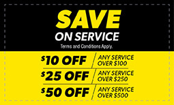 Save on Service Coupon